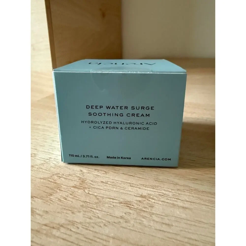 $24 New Arencia Deep Water Surge Soothing Cream 110ml PDRN Hyaluronic Acid